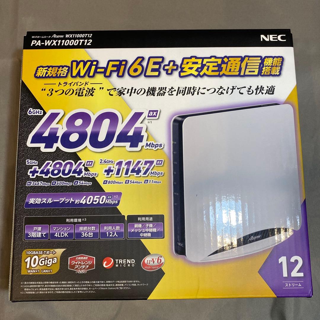 NEC PA-WX11000T12 無線LANルータ