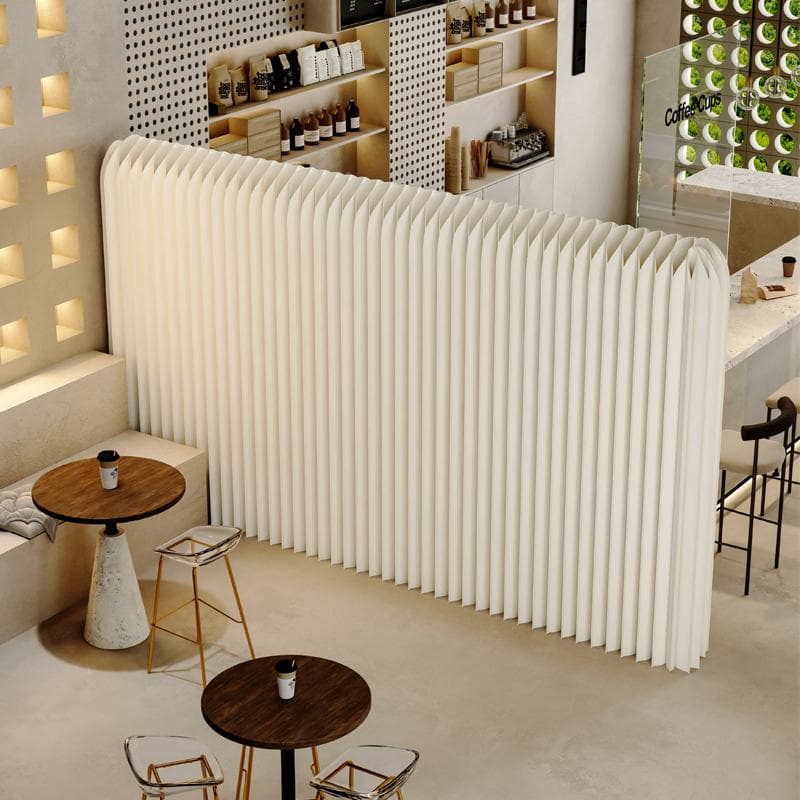 パーテーション間仕切り折り畳み式高さ1.8ｍ長さ4-5ｍ組立不要ついたて目隠し