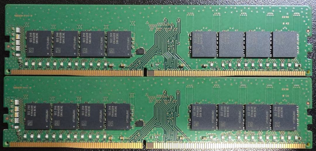 ゆ*き様 オ*郎様 Samsung DDR4-3200MHz 32GB メモリ2