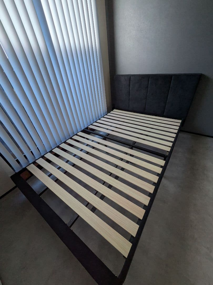 ファブリックベッド セミダブル EIRA エイラ すのこベッド 脚付き おしゃれ