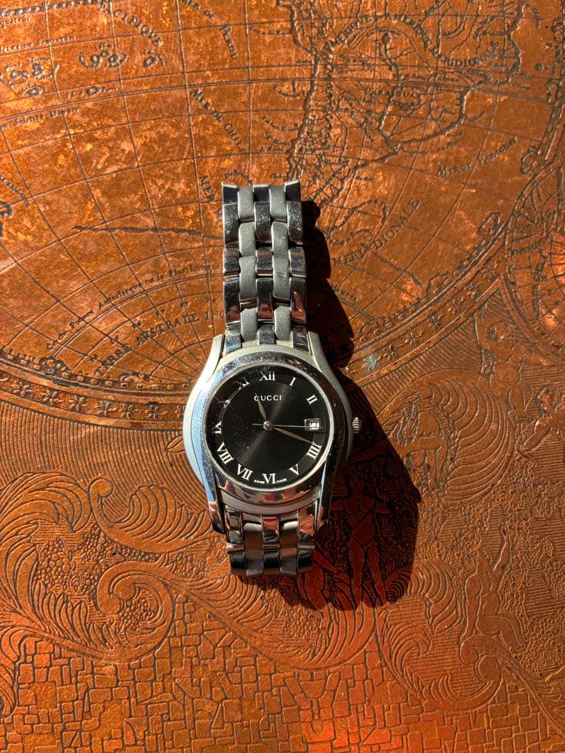 GUCCI クォーツ腕時計5500M メンズ