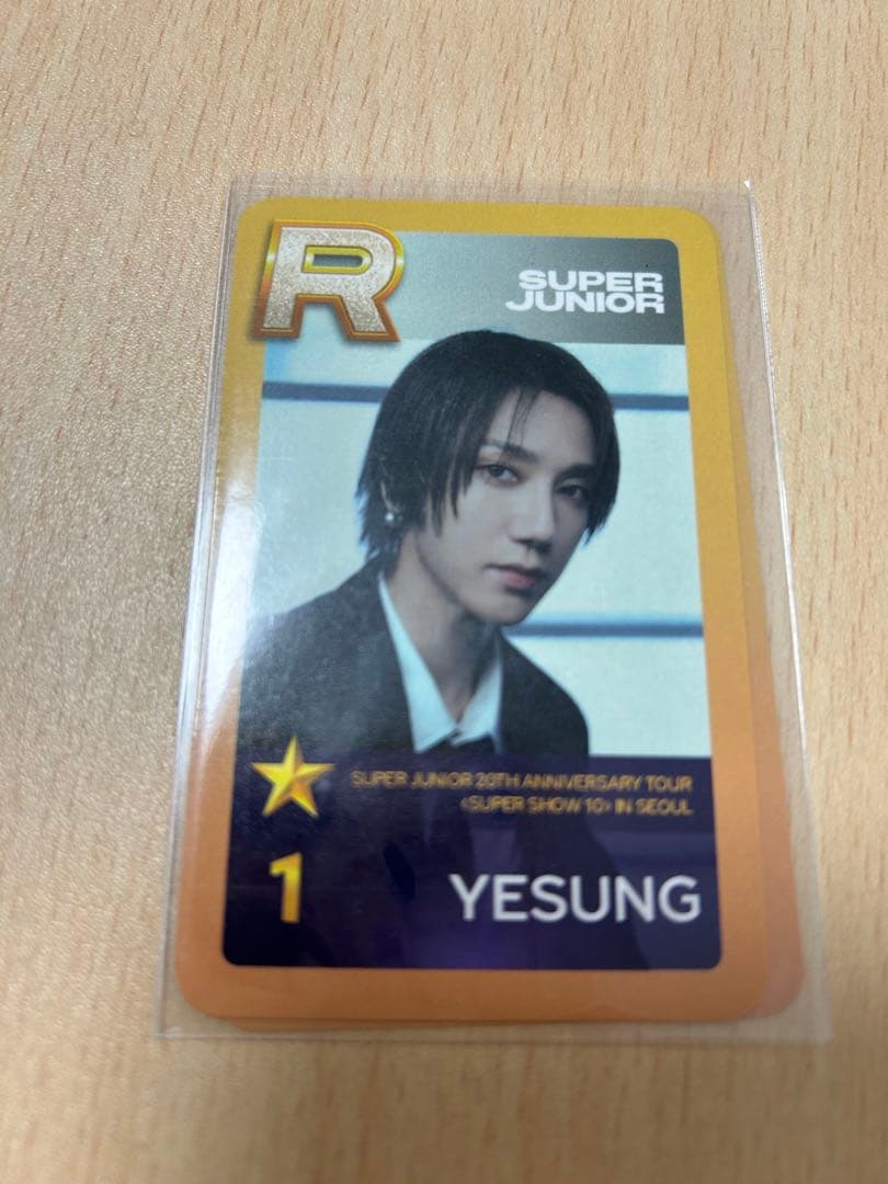 Super junior スジュ　イェソン　superstar sm トレカ