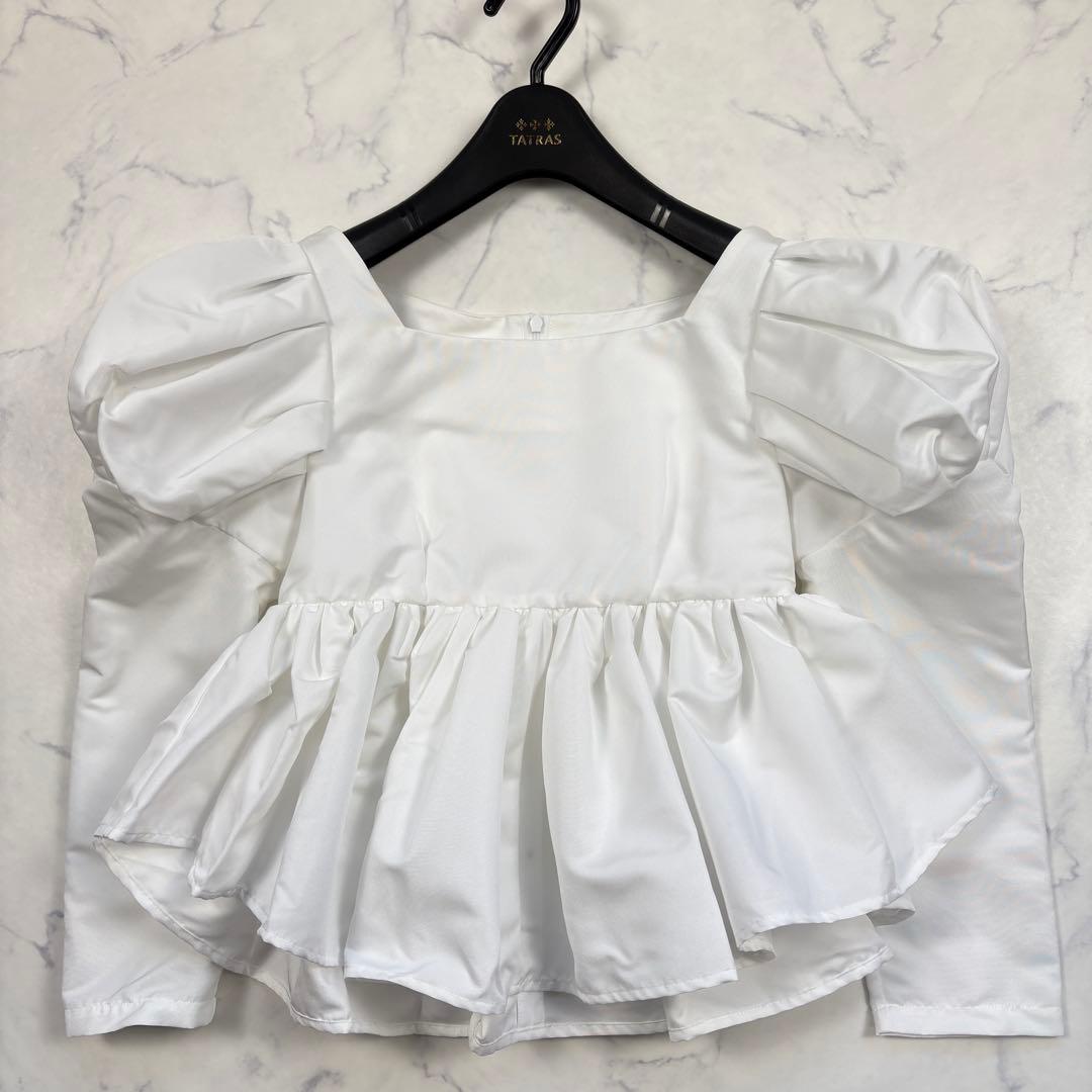 美品 フェテ 完売品 キャンディブラウス S 白