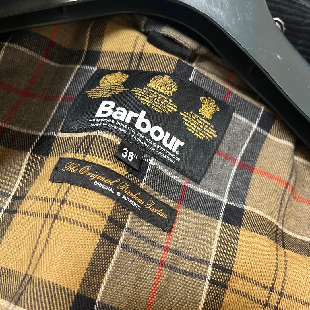 Barbour バブアー ワックスジャケット　ビデイル　　英国製　サイズ36
