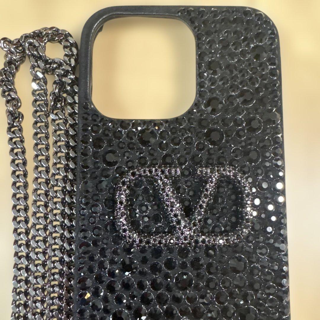 VALENTINO GARAVANI ストーン装飾 iPhone13proケース