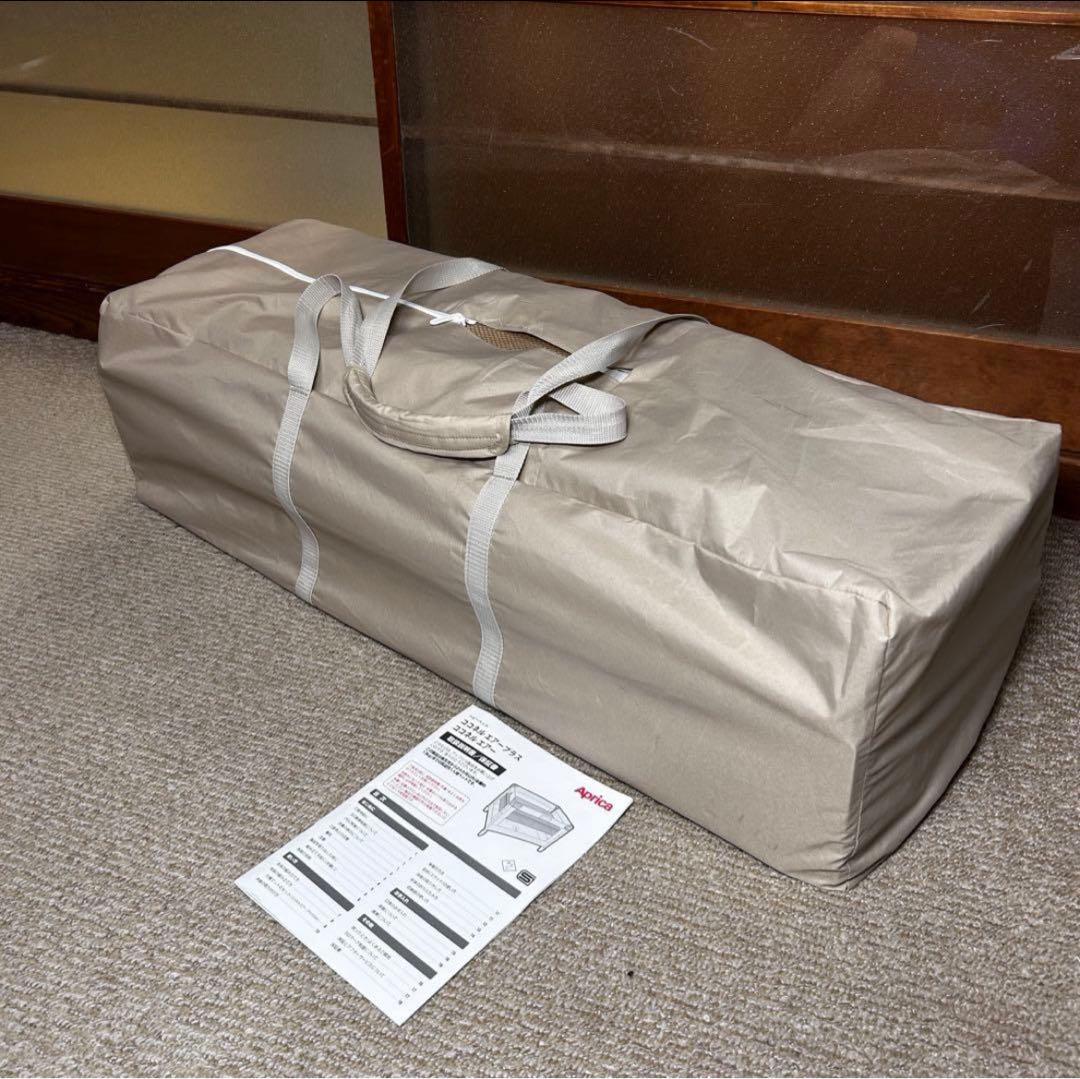 ココネルエアー 折り畳み ベビーベッド ココアブラウン