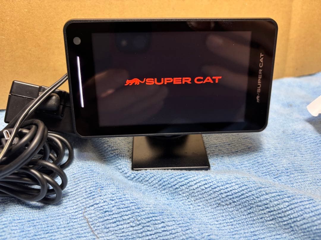 送料無料ユピテルスーパキャット GPSレーダー探知機Z1000　オービスデータ