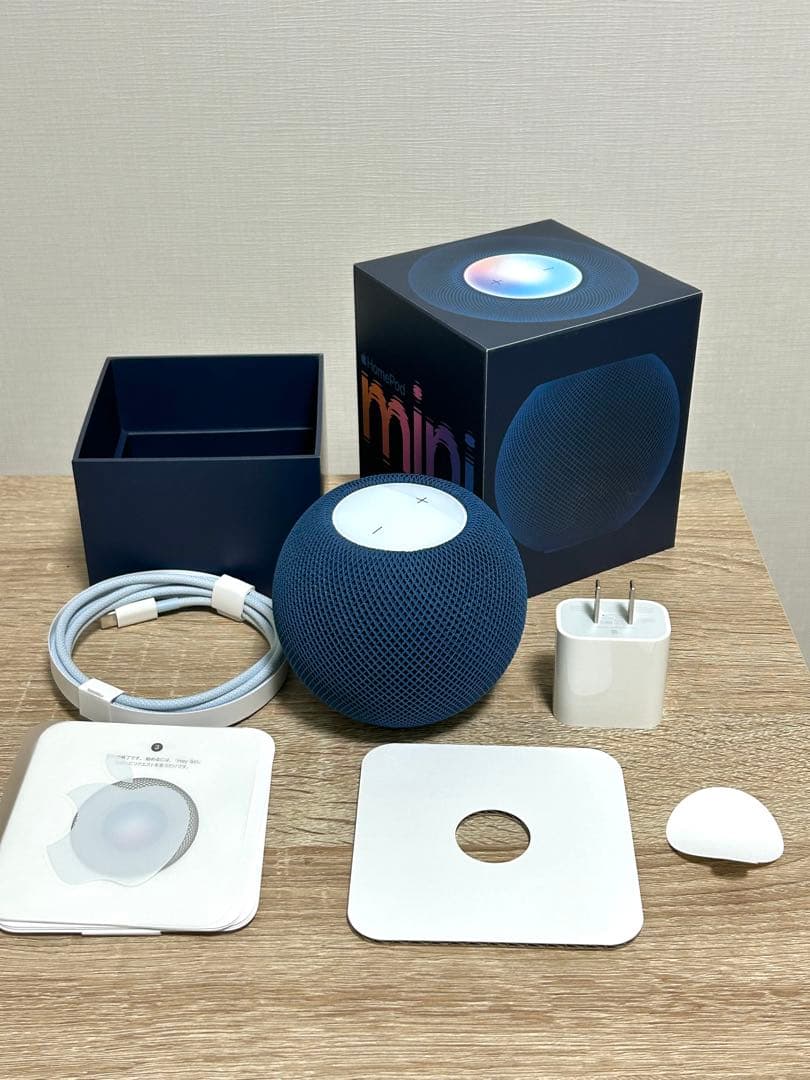美品Apple Pod mini ブルー