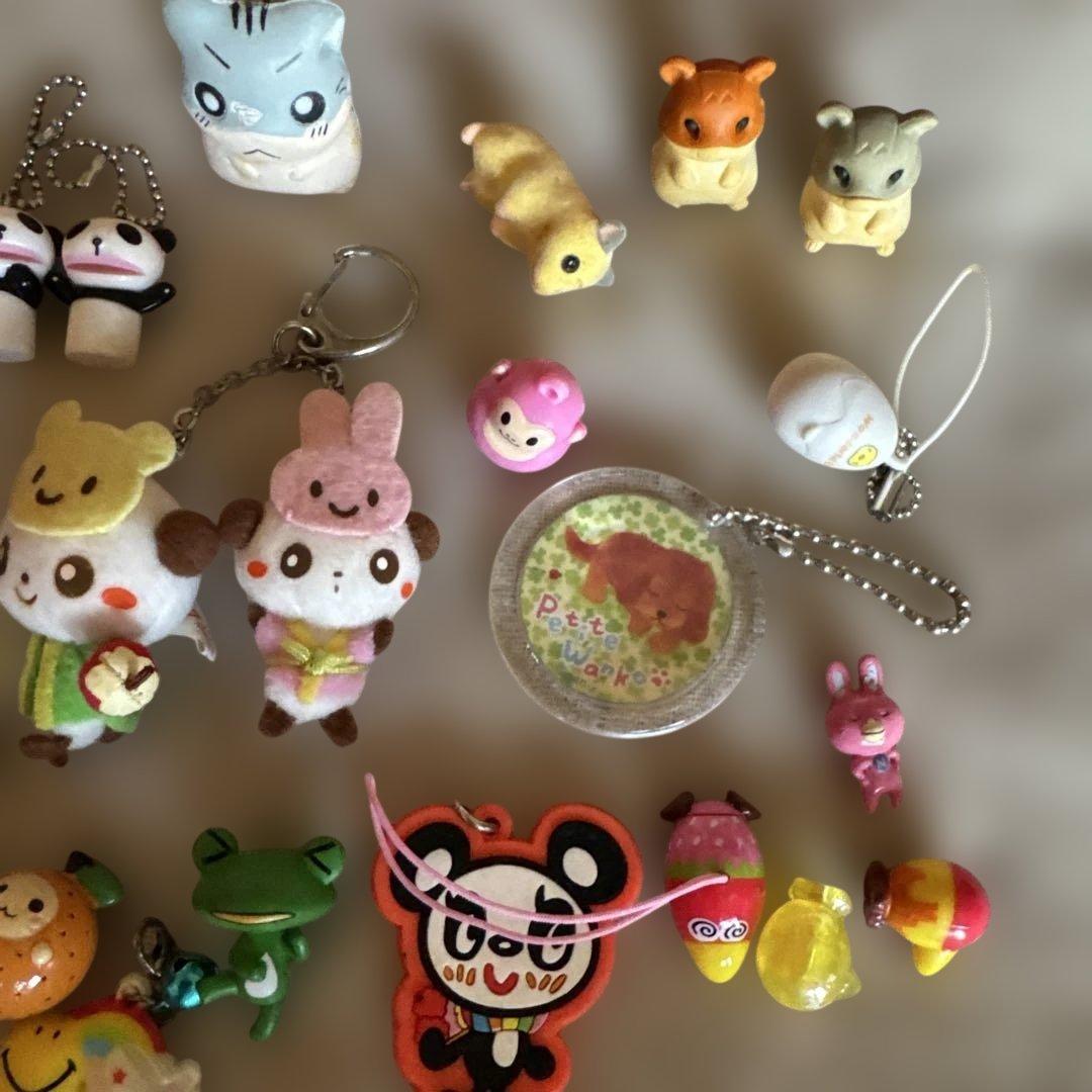 ゆ*き様 平成レトロ・キャラクター ストラップ置物セット