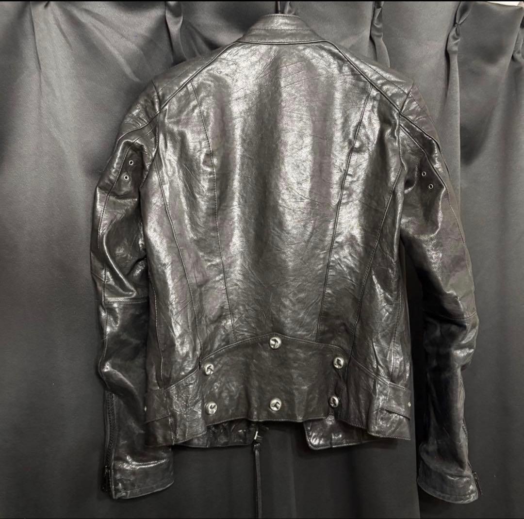 SLY レザー ライダース ジャケット archive v系 goth