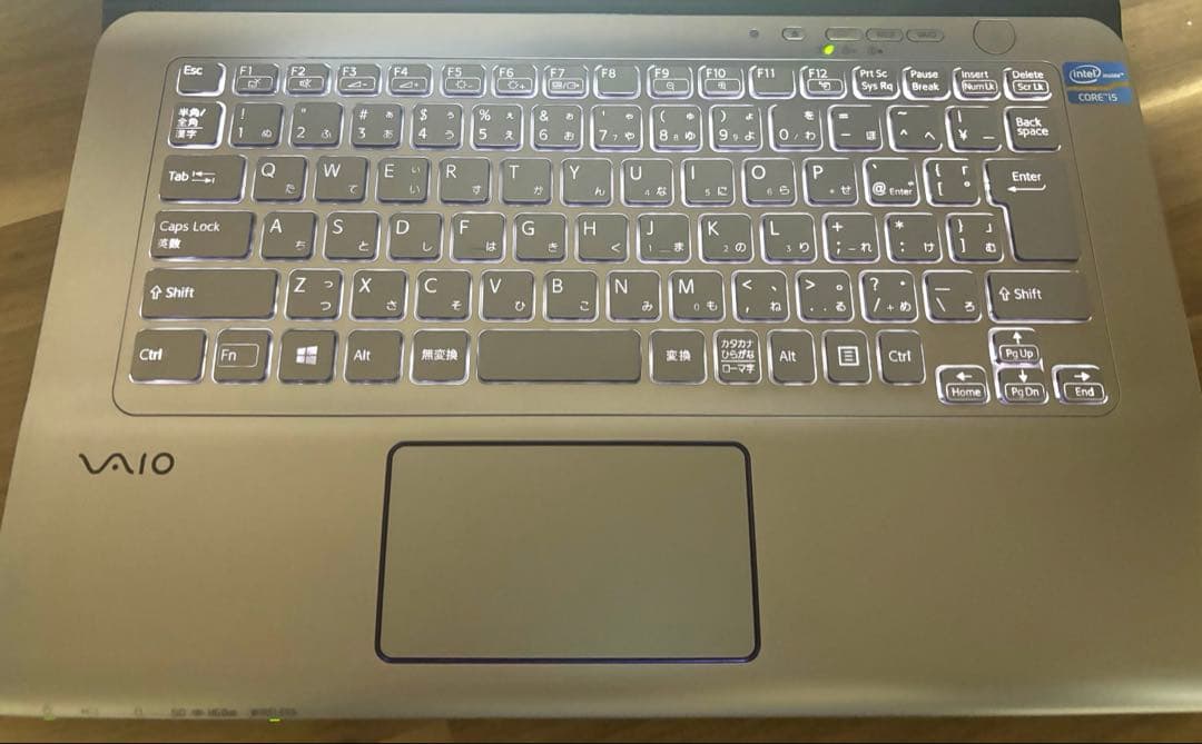 美品 VAIO バッテリー残94% ノートPC 14インチCore i5