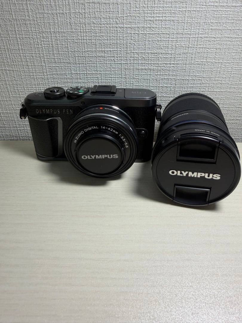 【訳あり】OLYMPUS PEN E-PL10 ブラック　レンズ2個セット