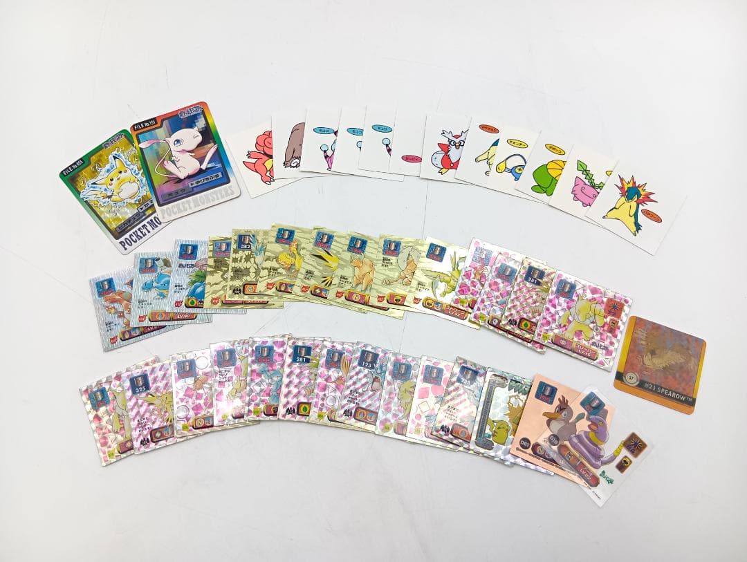ポケモンシール カードダス ポケモンパンシール セット ピカチュウ ミュウ