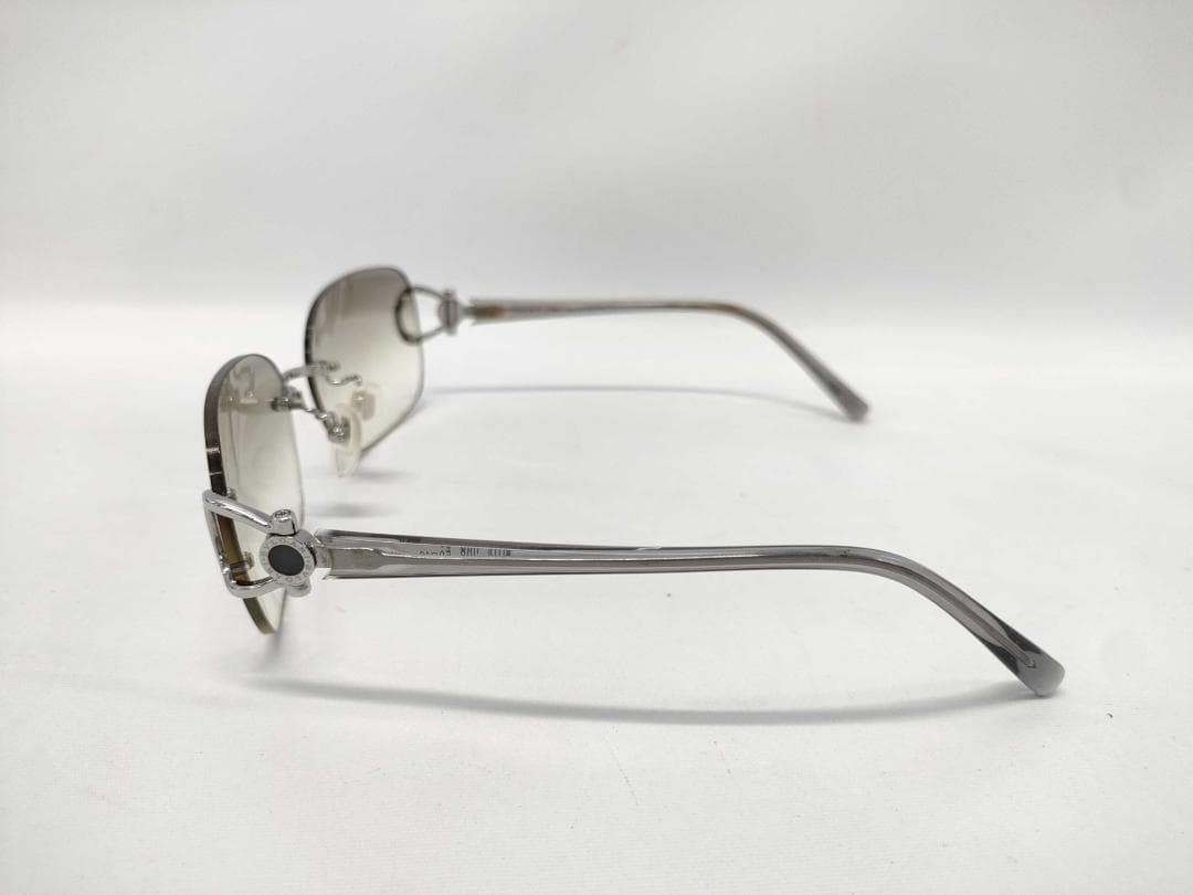 BVLGARI リムレス サングラス グラデレンズ 59□16 130 d123