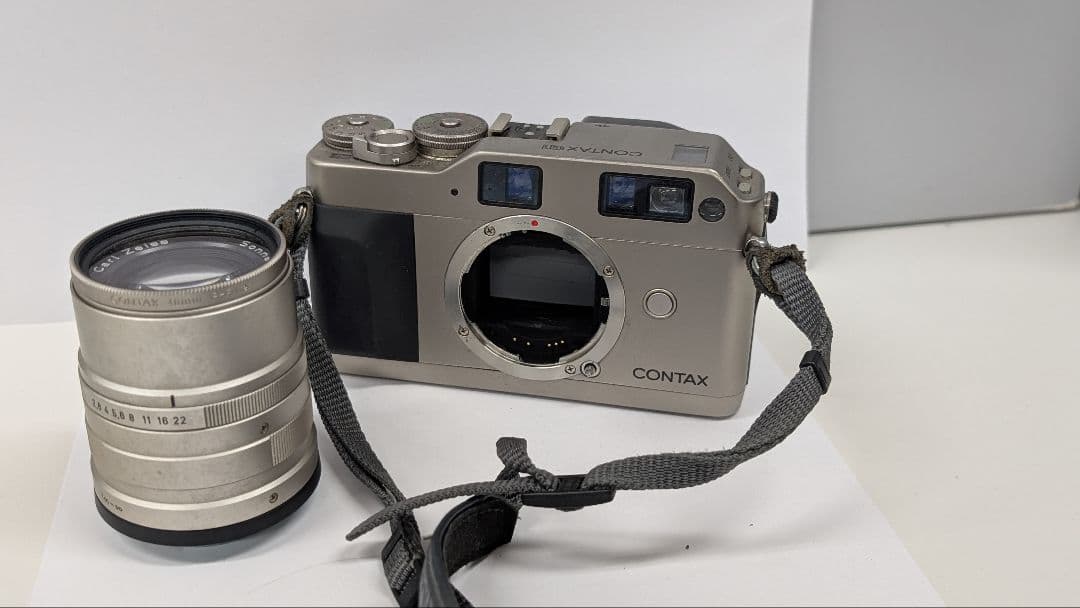 CONTAX G1 フィルムカメラ シルバー　レンズ付き