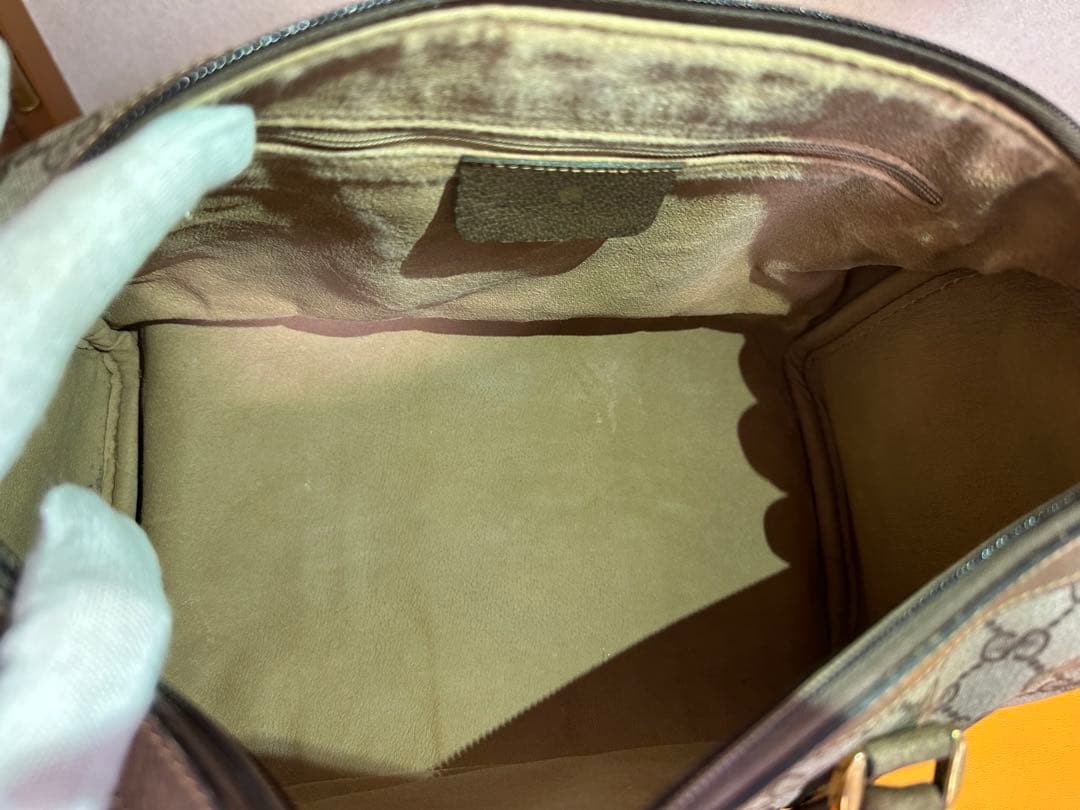 【9in9s】GUCCI グッチ ミニボストンバッグ シェリーライン