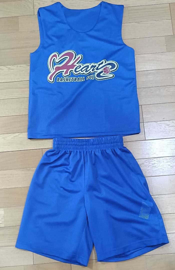 Hearts バスケットボールユニフォー厶上下セット　145