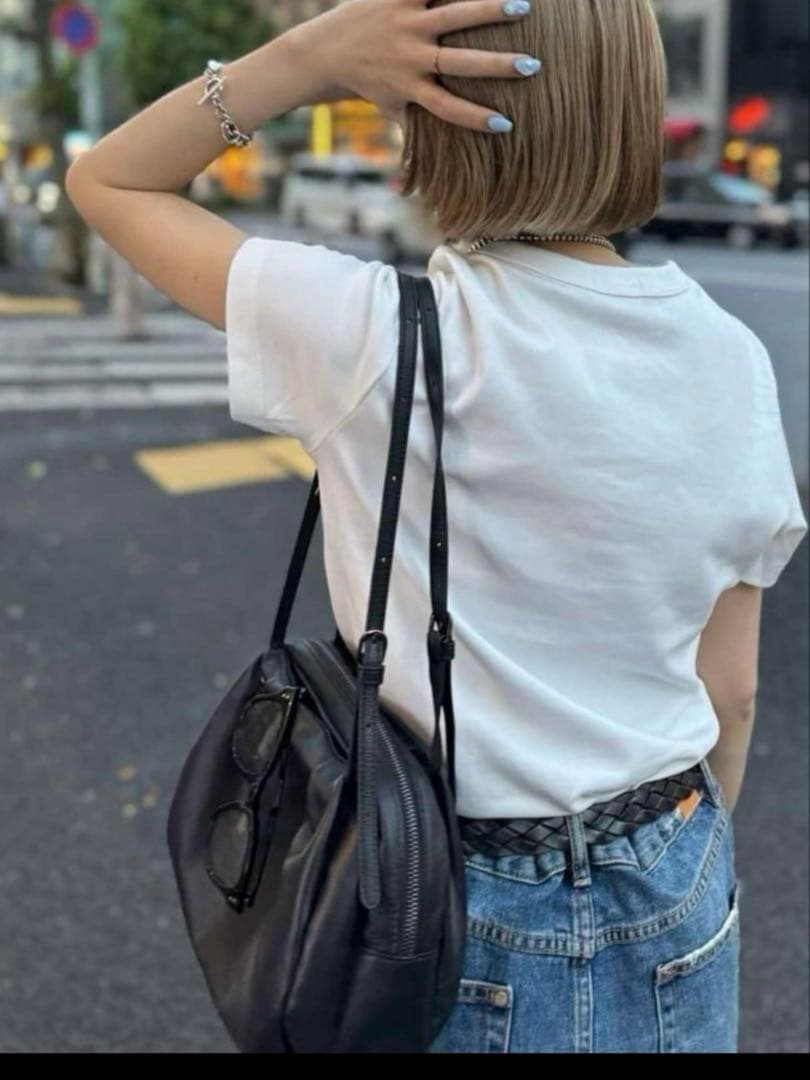 ear PAPILLONNER コロンボストンバッグ ブラック