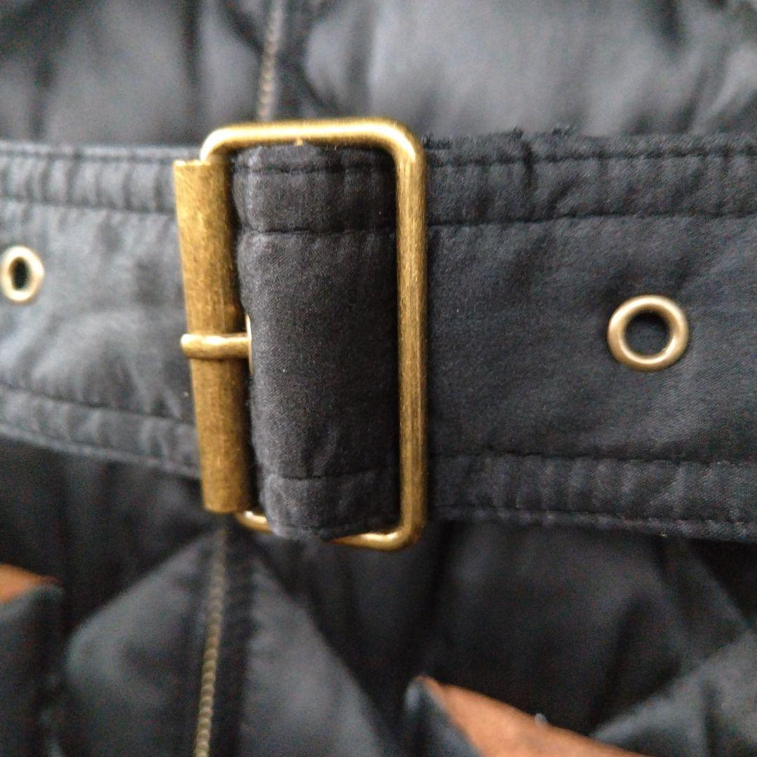 PALPH LAURENブラック ダウンフェザーコート ジャケット レディース