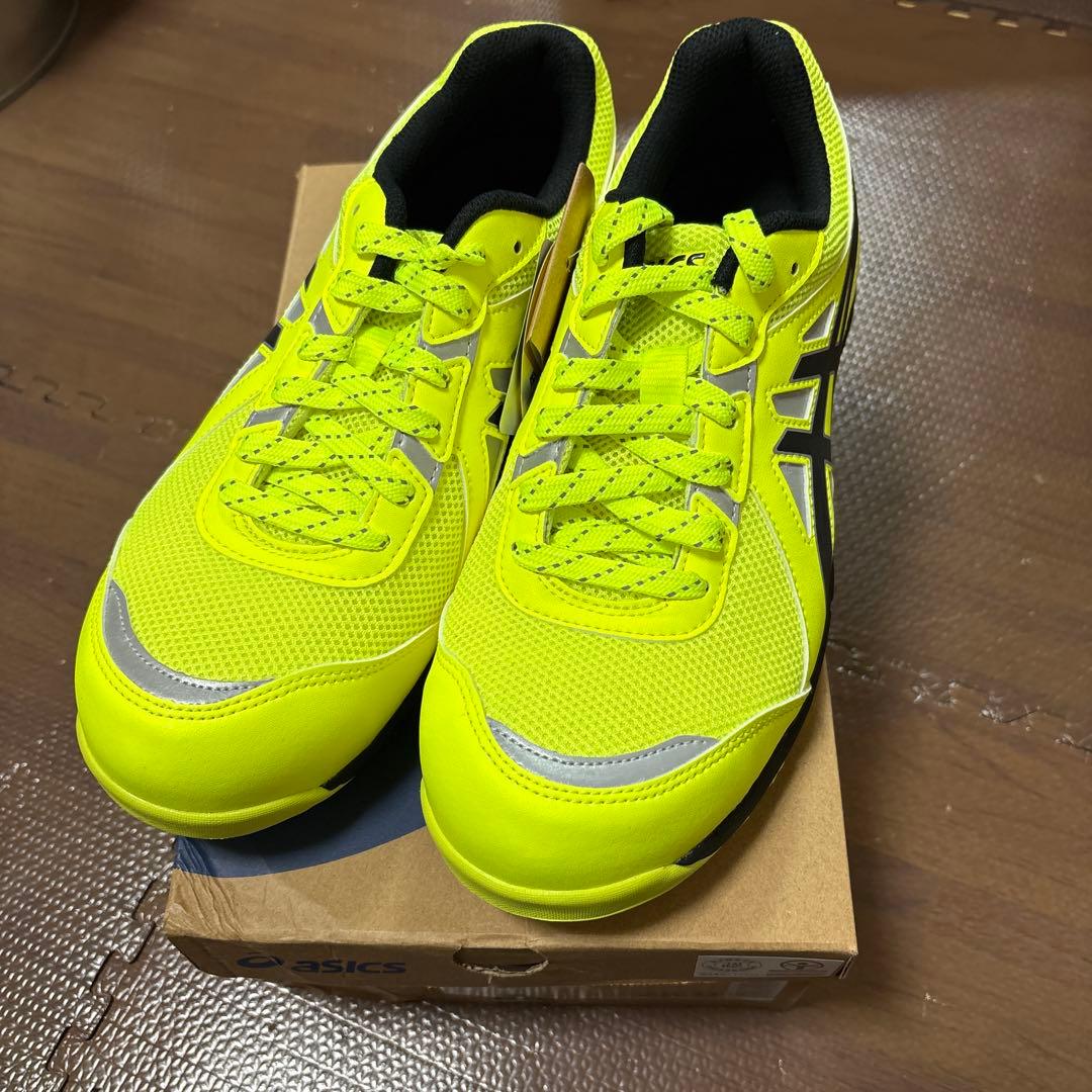 アシックス　安全靴　CP206 Hi-Vis 25.0センチ