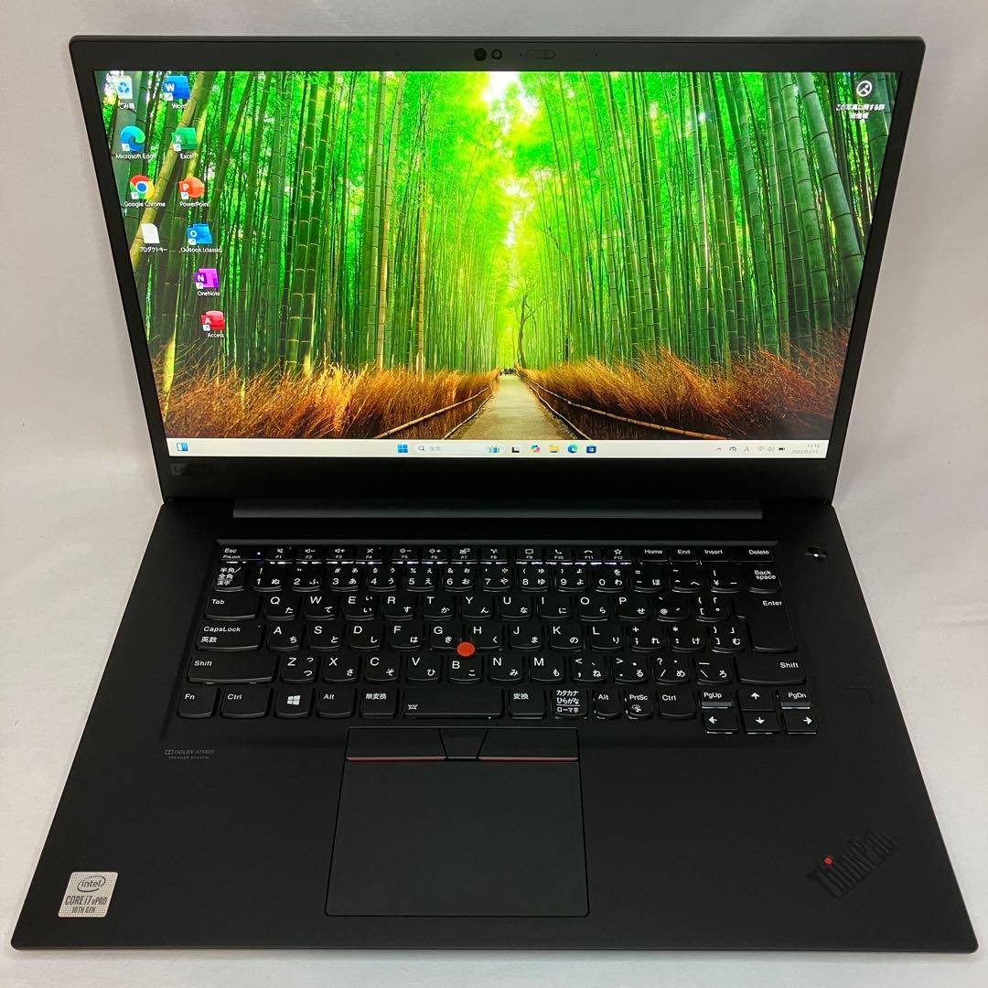 美品 ThinkPad P1 Gen3 i7 32GB 512GB NVIDIA