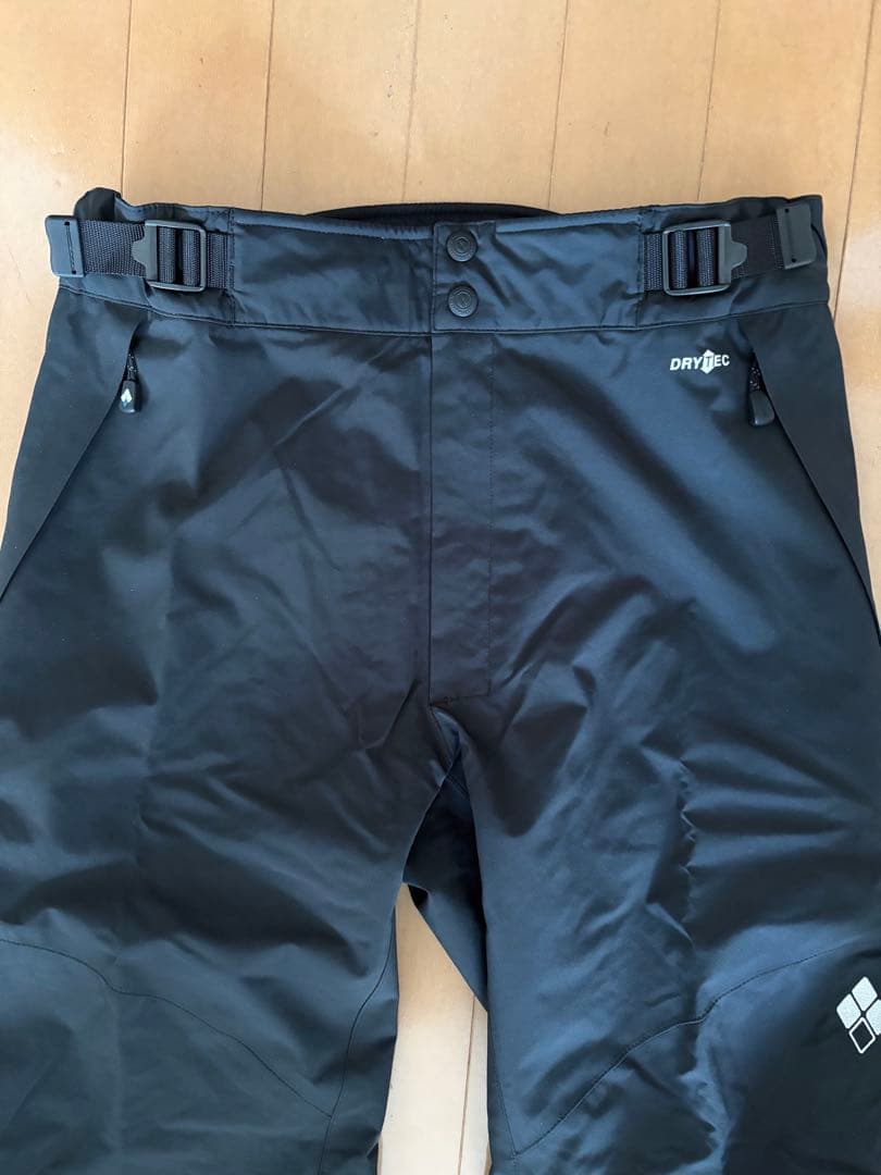 【値下げ】モンベル　パウダーステップパンツ　メンズ　Sサイズ　ブラック