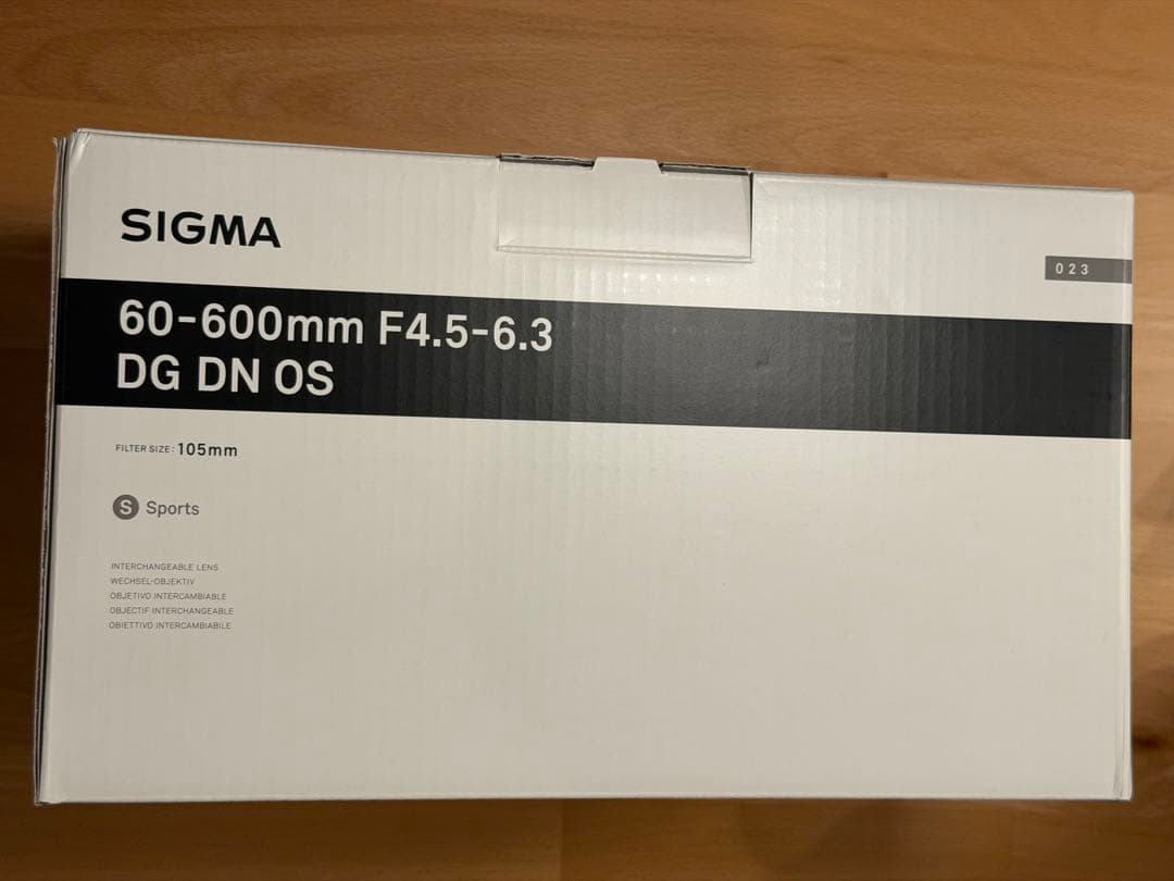 SIGMA 60-600mm F4.5-6.3 DG DN OS - Eマウント