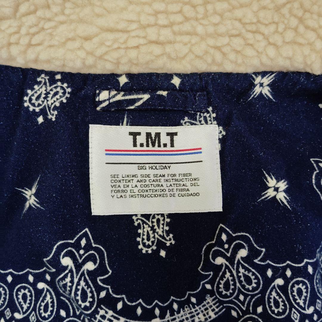 T.M.T　LEATHER COMBINATION DOWN JACKET