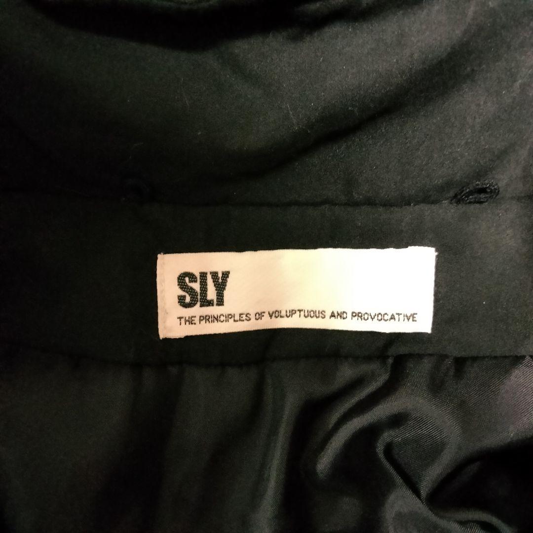 sly ファー付きブラックモッズコート　y2k 平成ギャル　グランジ