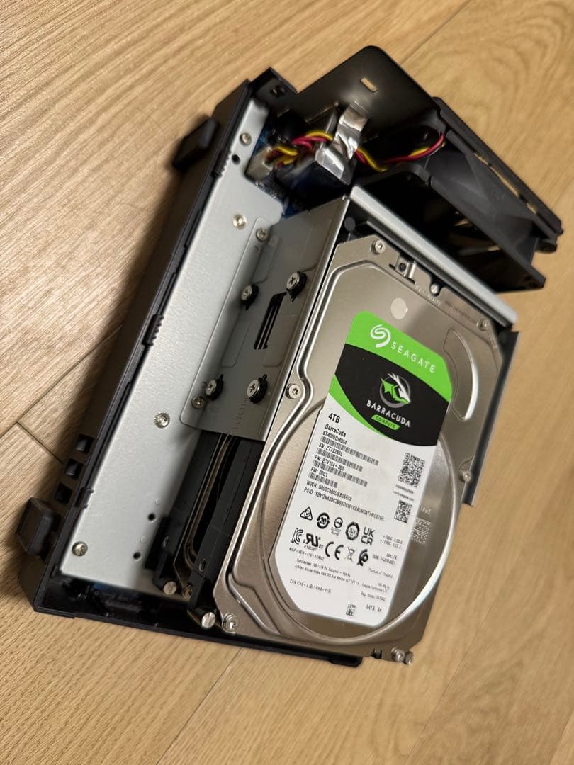 Synology DiskStation DS218play HDD4TB×2台