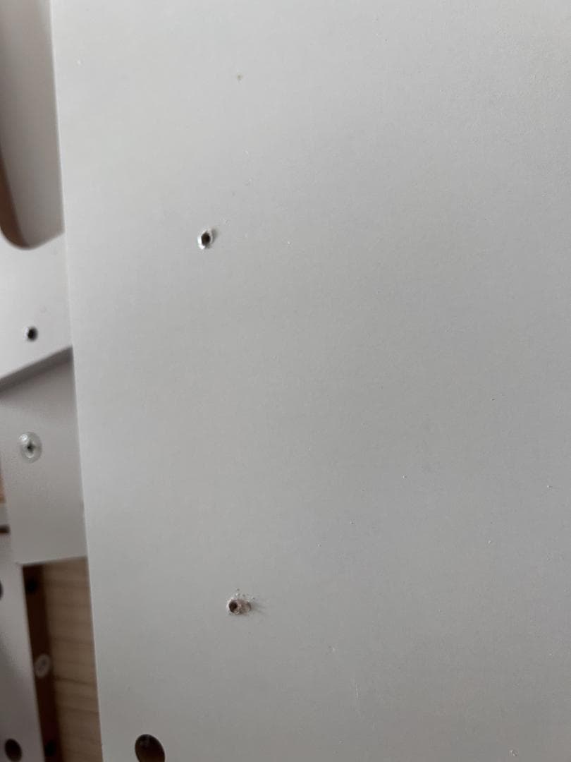 ホワイトドレッサー・鏡台 訳あり品　写真をご確認 102-②