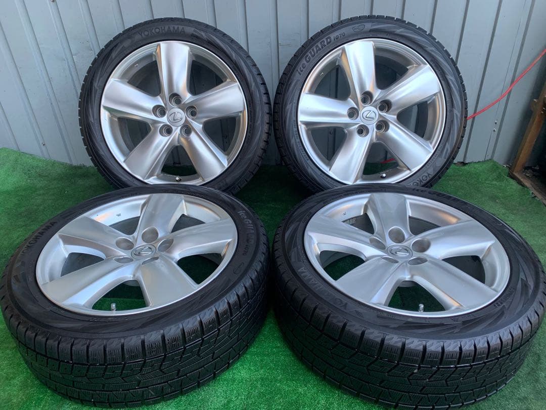 レクサスLS460 LS600純正19インチホイール ヨコハマスタッドレスタイヤ