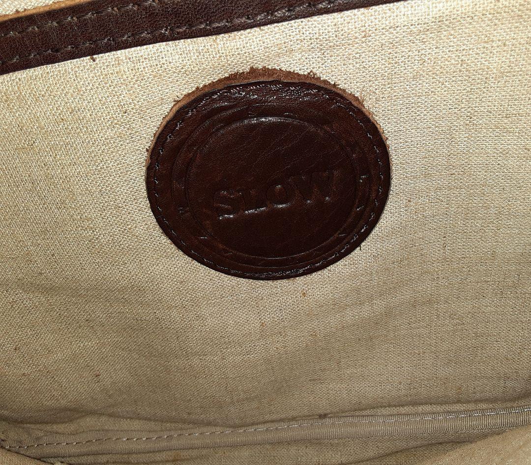 SLOW bono　ダークブラウン　メッセンジャー・ショルダーバッグ　Lサイズ