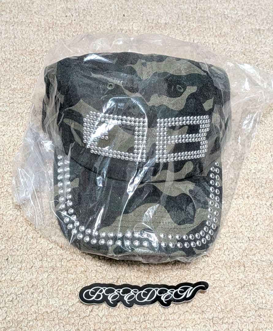 【（✩A✩）】BEEDEN 迷彩キャップ & バッグ　ステッカー セット
