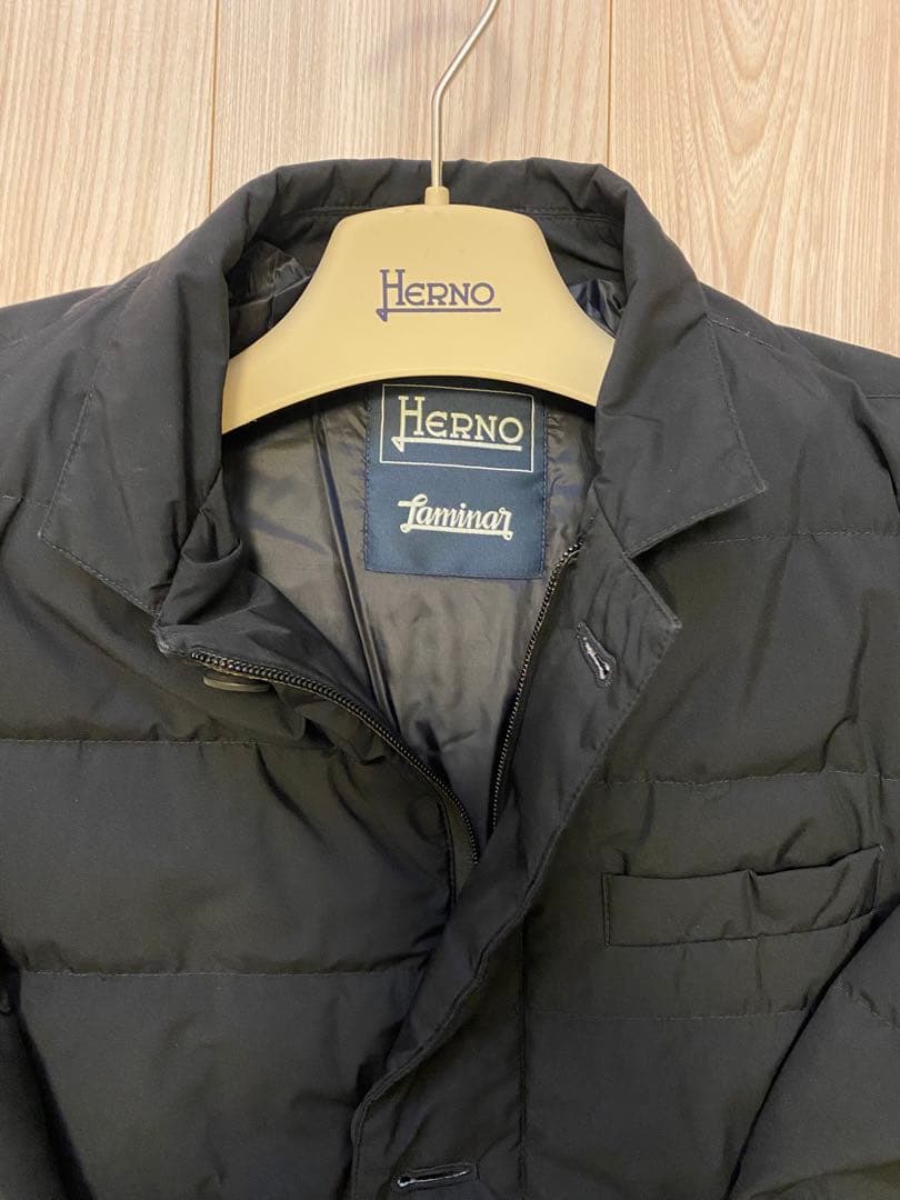 今週迄⭐︎クリーニング済⭐︎Herno Laminar ブラックダウンジャケット