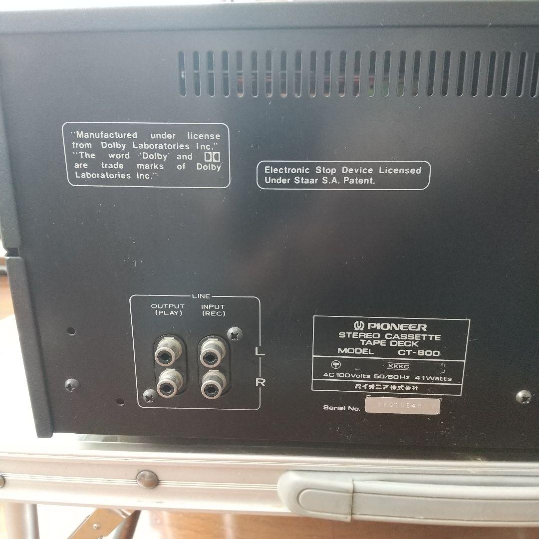 Pioneer CT-800 カセットデッキ ジャンク