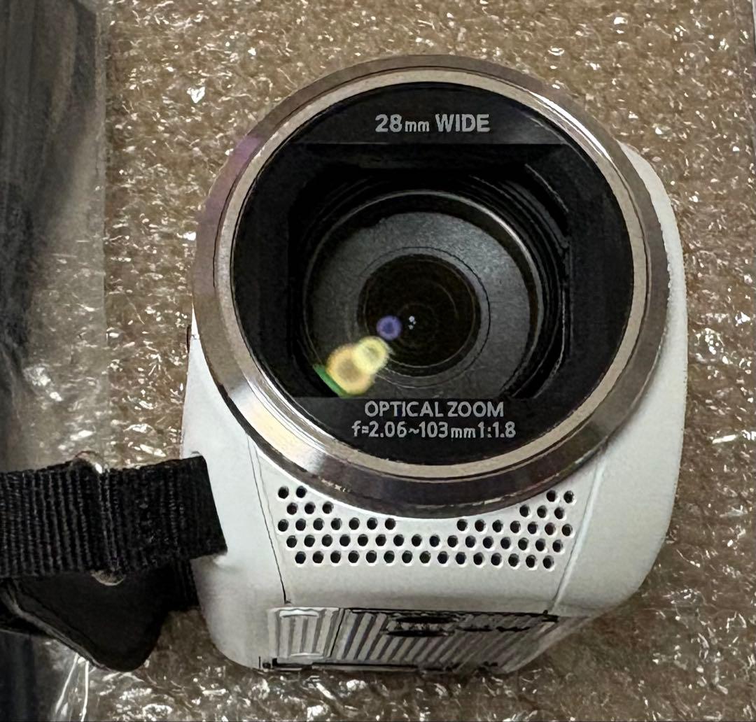 パナソニックHDビデオカメラV480MS 32GB 高倍率90倍ズーム ホワイト