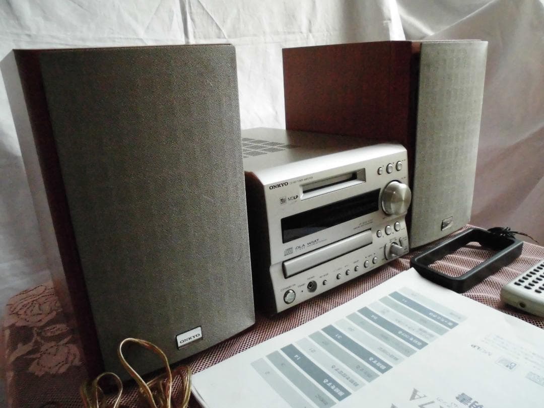 ONKYO　FR－SX7A　ミニコンポ　スピーカー付き　リモコン・取扱説明書付き