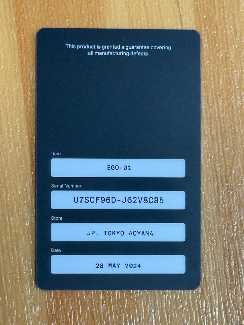 アクセサリー GENTLE MONSTER Ego 01