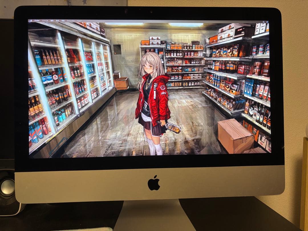 Apple iMac 2017 4k Magic Keyboard付き