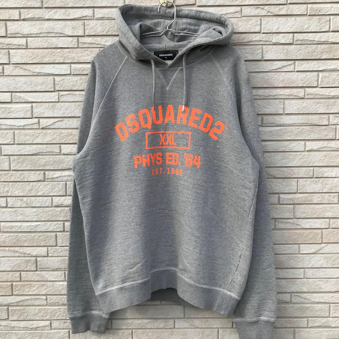 ディースクエアード　パーカー　XL　グレー