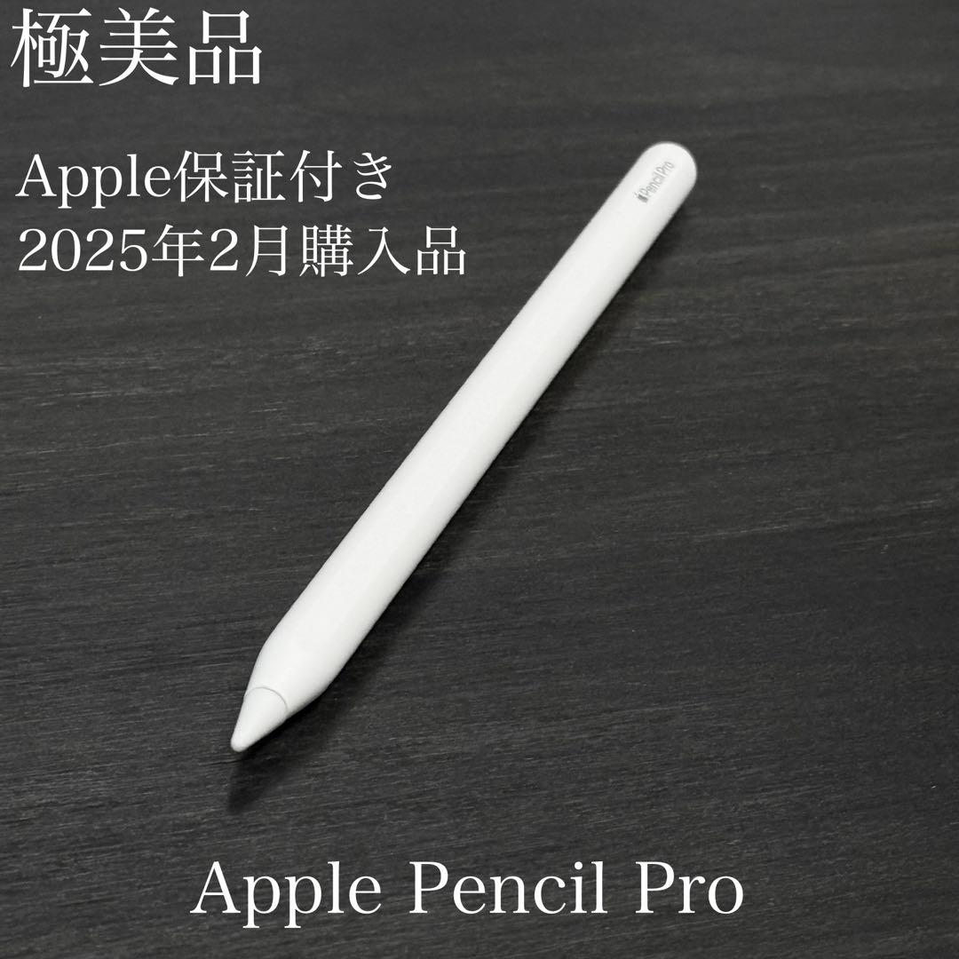 極美品　Apple保証付き　2025年2月購入　Apple Pencil Pro