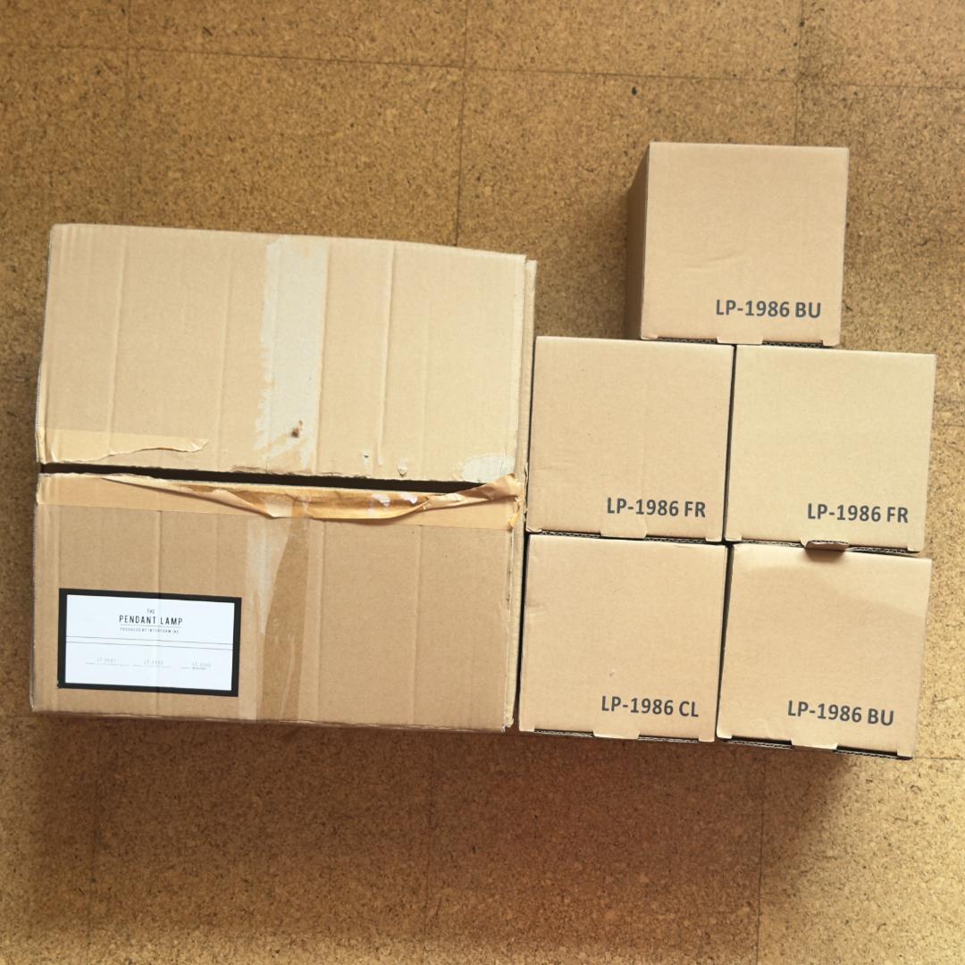 m*i様 超特価！新品未使用品　ペンダントライト バブル クリア フロスト ガラ