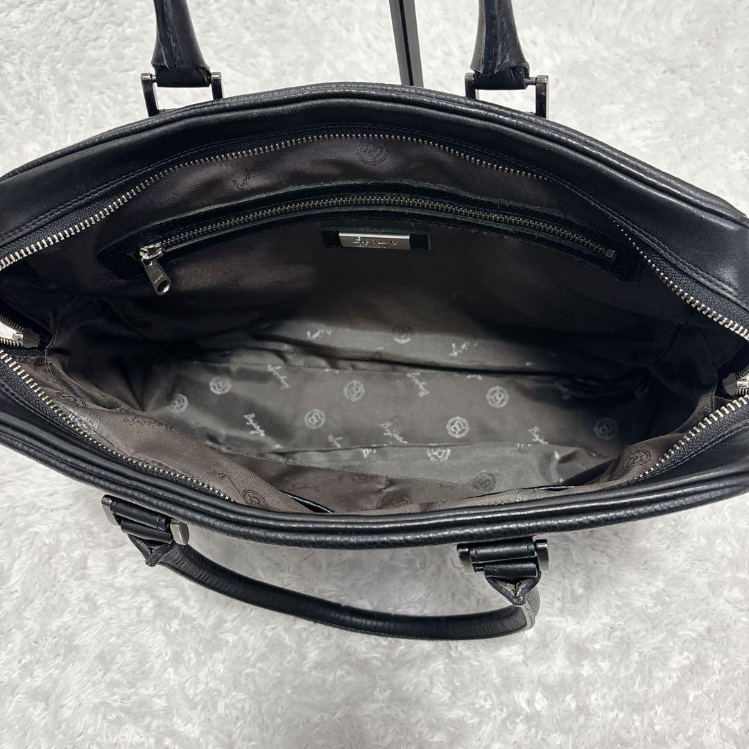 【Bajolugo】バジョルゴ レザートートバッグ スターモチーフ 黒 大容量