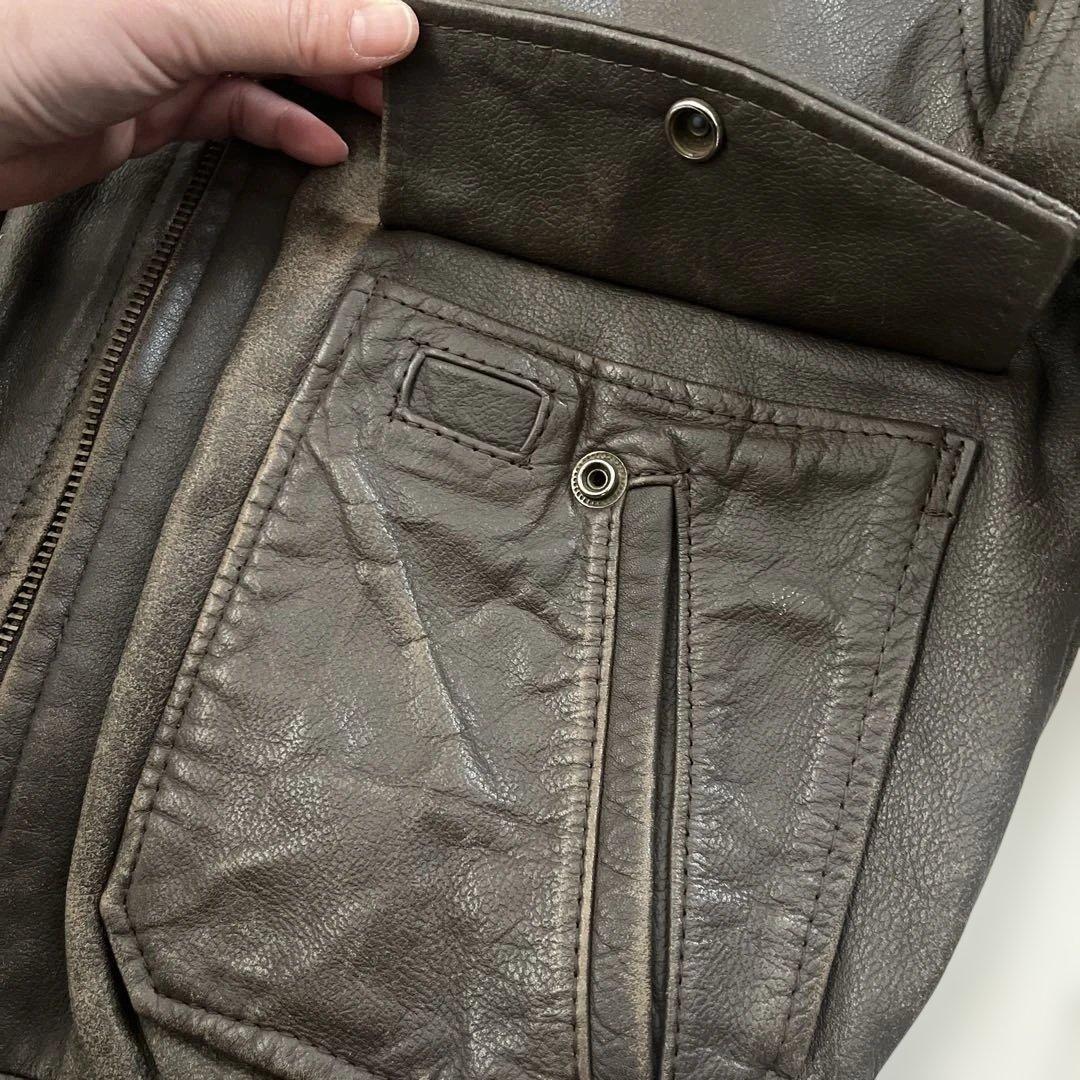 80'90'ヴィンテージ本革レザージャケット フライトレザージャケット