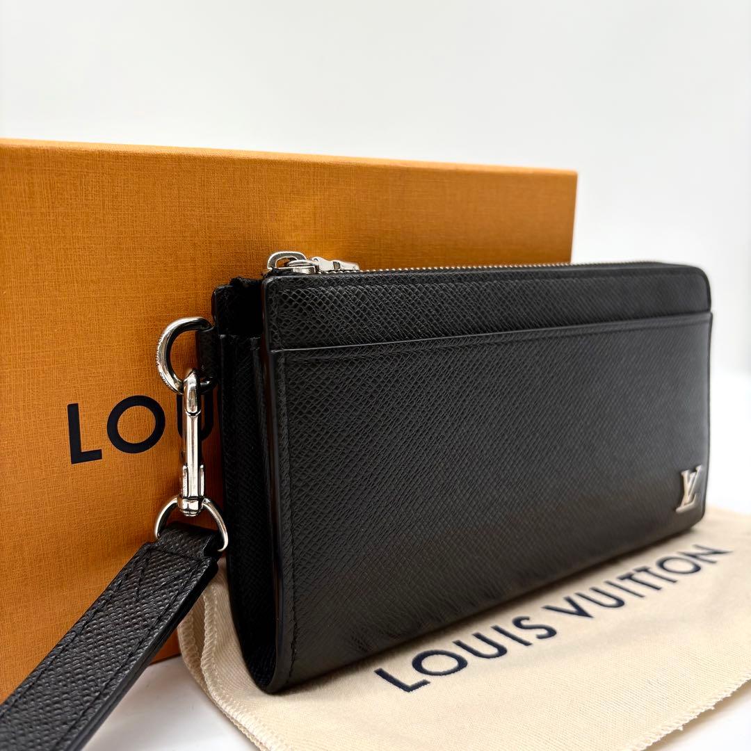 【極美品 IC搭載】ルイヴィトン ジッピードラゴンヌ タイガ 長財布 ブラック