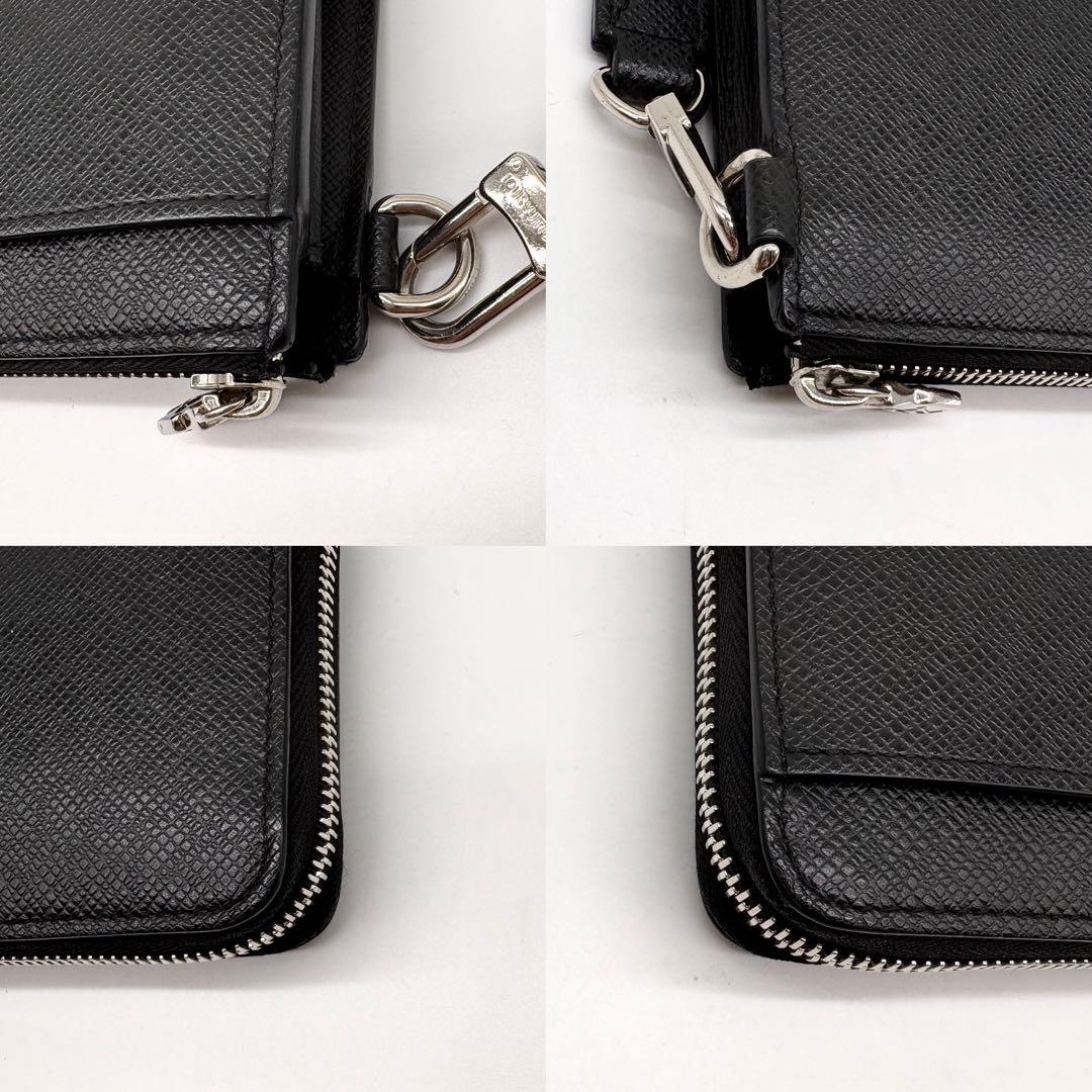 【極美品 IC搭載】ルイヴィトン ジッピードラゴンヌ タイガ 長財布 ブラック