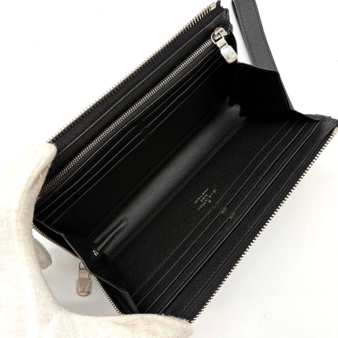 【極美品 IC搭載】ルイヴィトン ジッピードラゴンヌ タイガ 長財布 ブラック