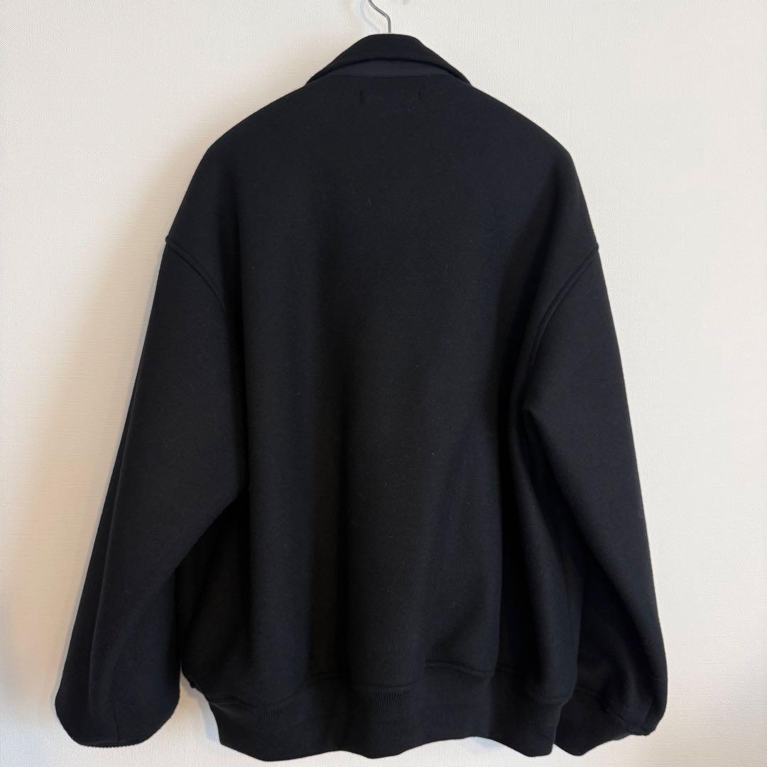 【美品・L】WTAPS JFW-01 JACKET MELTON BLACK 黒