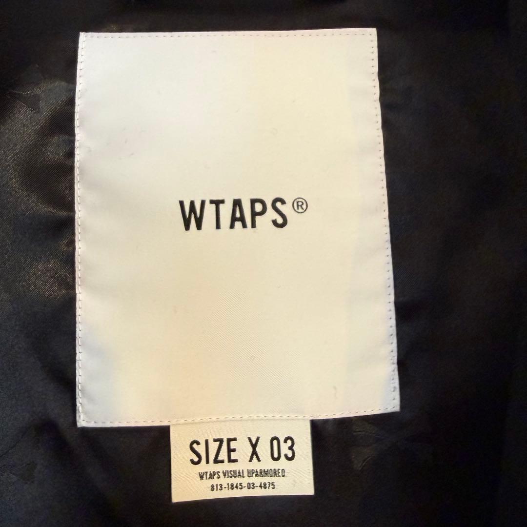 【美品・L】WTAPS JFW-01 JACKET MELTON BLACK 黒